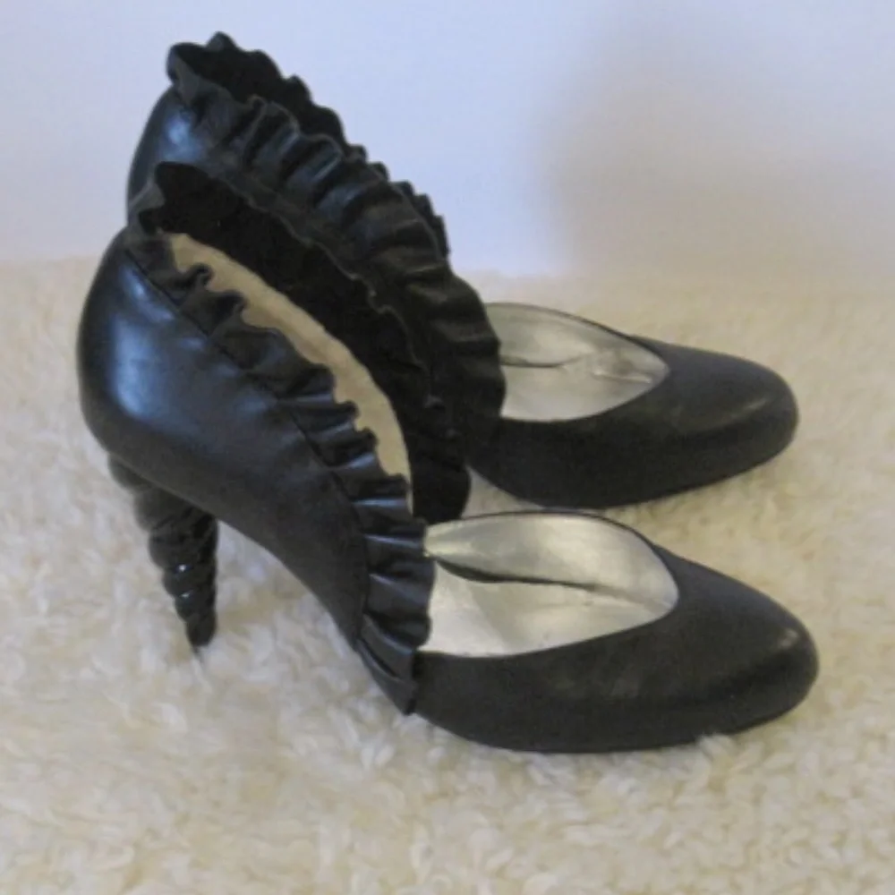 Jeffrey Campbell Michelle C Unicorn Heel Leather Shoes - Picture 4 of 11